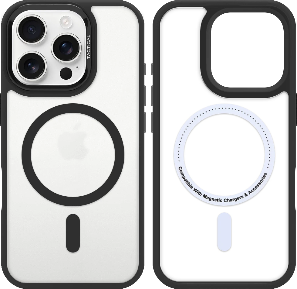 Dėklas Tactical MagForce Hyperstealth 3.0 dangtelis Apple iPhone 16 Pro, asfalto spalvos