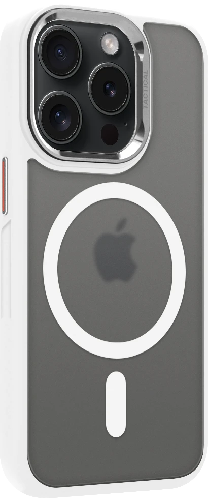 Dėklas Tactical MagForce Hyperstealth 3.0 Cover for Apple iPhone 15 Pro Snow Baltas