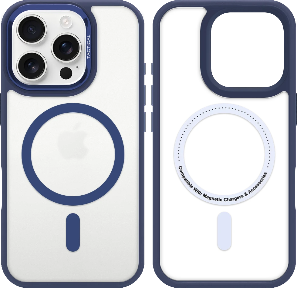 Dėklas Tactical MagForce Hyperstealth 3.0 Cover for Apple iPhone 16 Pro Deep Mėlyna