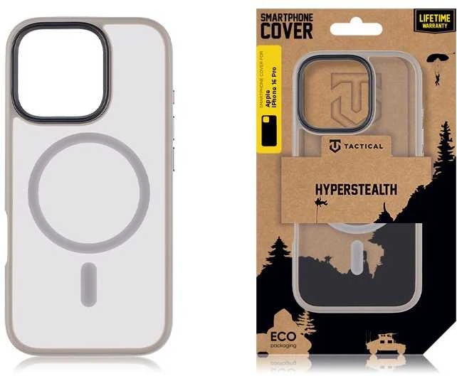 Tactical MagForce Hyperstealth dėklas telefonui Apple iPhone 16 Pro pilkos spalvos