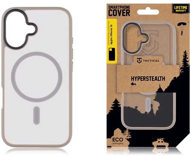 Tactical MagForce Hyperstealth dėklas telefonui Apple iPhone 16 pilkos spalvos