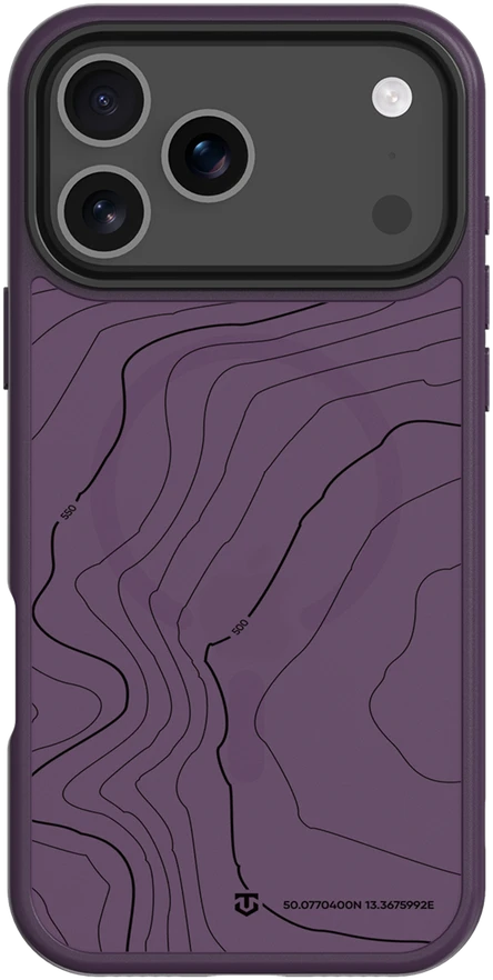 Dėklas Tactical MagForce Hyperstealth Sika užvalkalas Apple iPhone 17 Pro Max/18 Pro Max bordo dūmų
