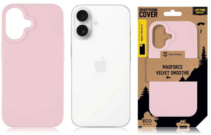 Tactical MagForce Velvet Smoothie dėklas skirtas Apple iPhone 16 rožinė pantera