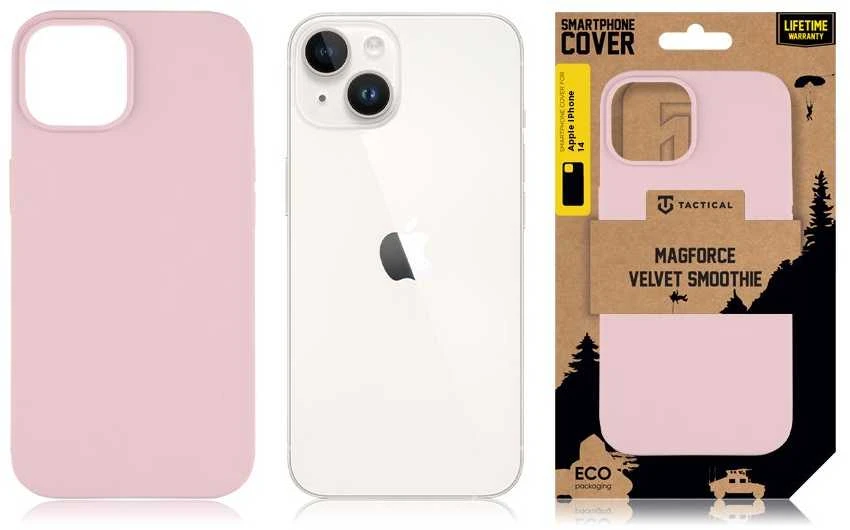 Tactical MagForce Velvet Smoothie dėklas skirtas Apple iPhone 14 rožinė pantera