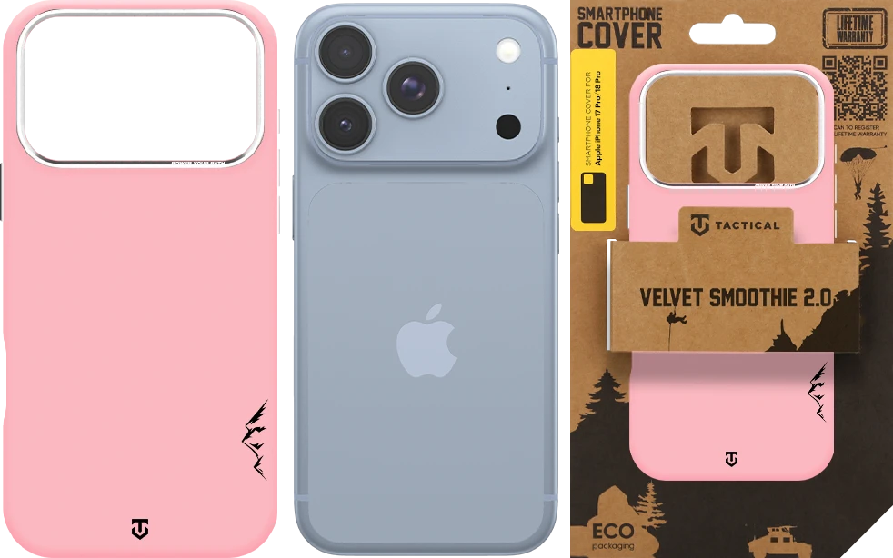 Tactical MagForce Velvet Smoothie 2.0 dėklas Apple iPhone 18 Pro/17 Pro Rožinė Panther