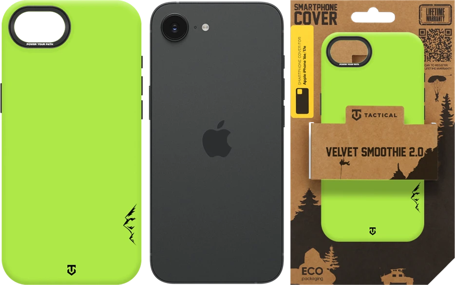 Dėklas Tactical MagForce Velvet Smoothie 2.0 Cover for Apple iPhone 16e/17e Avocado