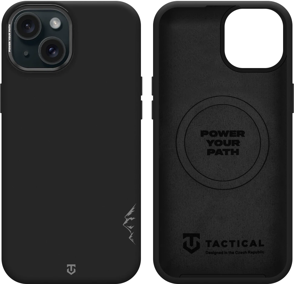 Dėklas Tactical MagForce Velvet Smoothie 2.0 Cover for Apple iPhone 15 Asphalt