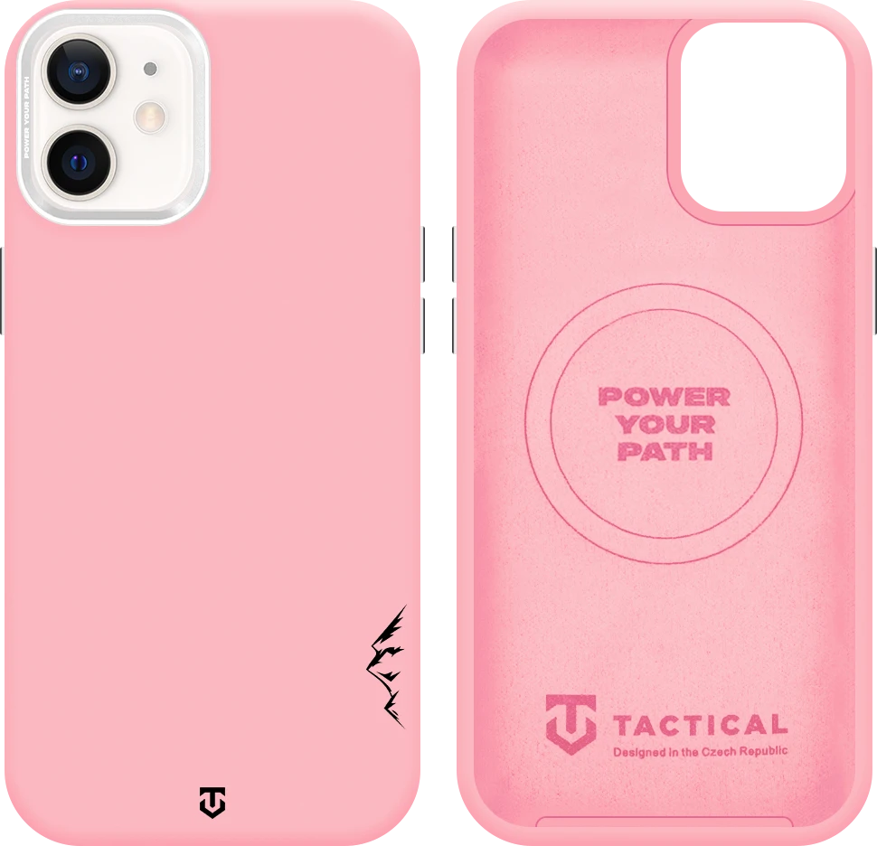 Tactical MagForce Velvet Smoothie 2.0 dėklas Apple iPhone 12/12 Pro rausvas pantera