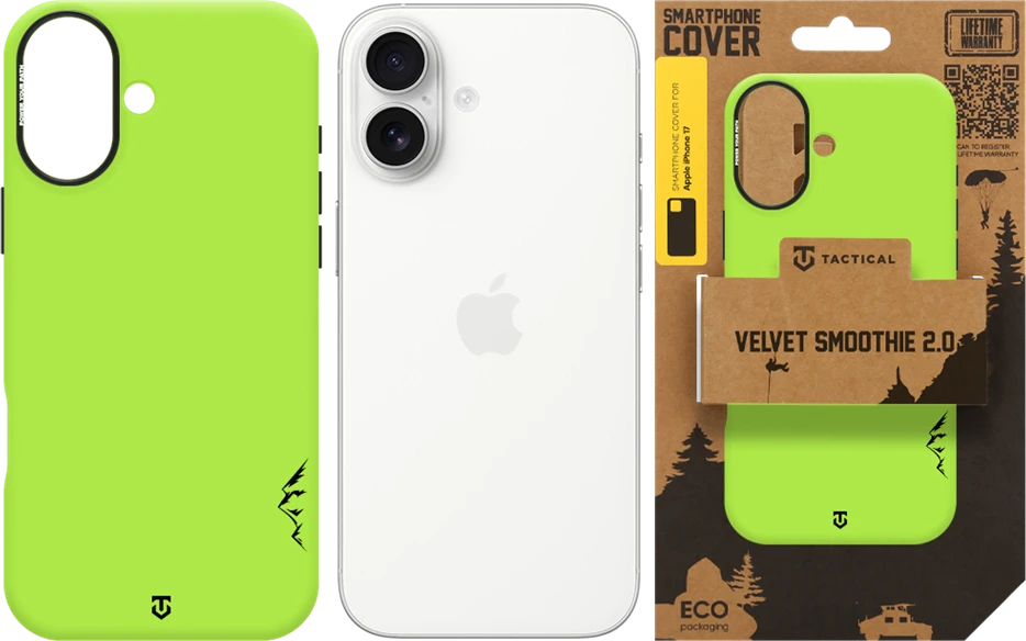 Dėklas Tactical MagForce Velvet Smoothie 2.0 Cover for Apple iPhone 17 Avocado
