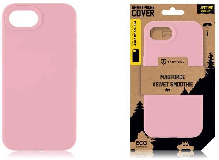 Tactical MagForce Velvet Smoothie dėklas skirtas Apple iPhone 16e Rožinė Panther