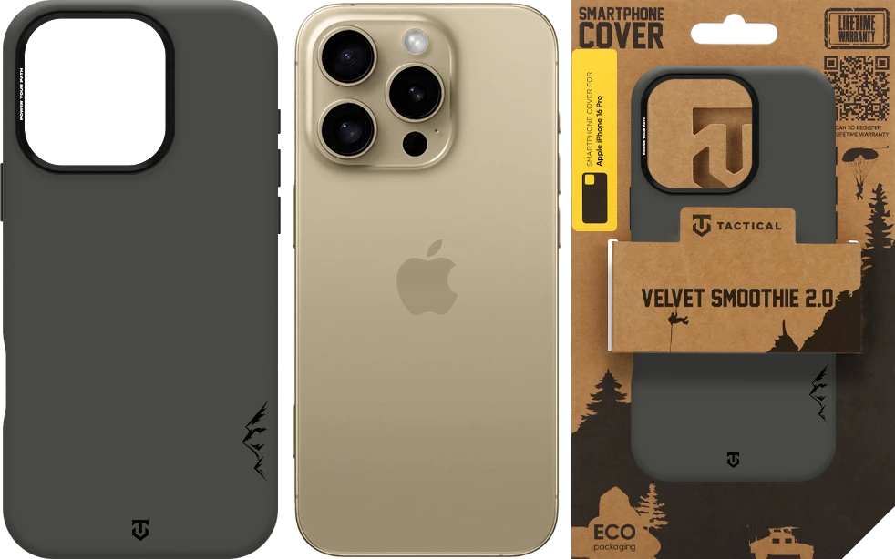 Dėklas Tactical MagForce Velvet Smoothie 2.0 Cover for Apple iPhone 16 Pro Bazooka