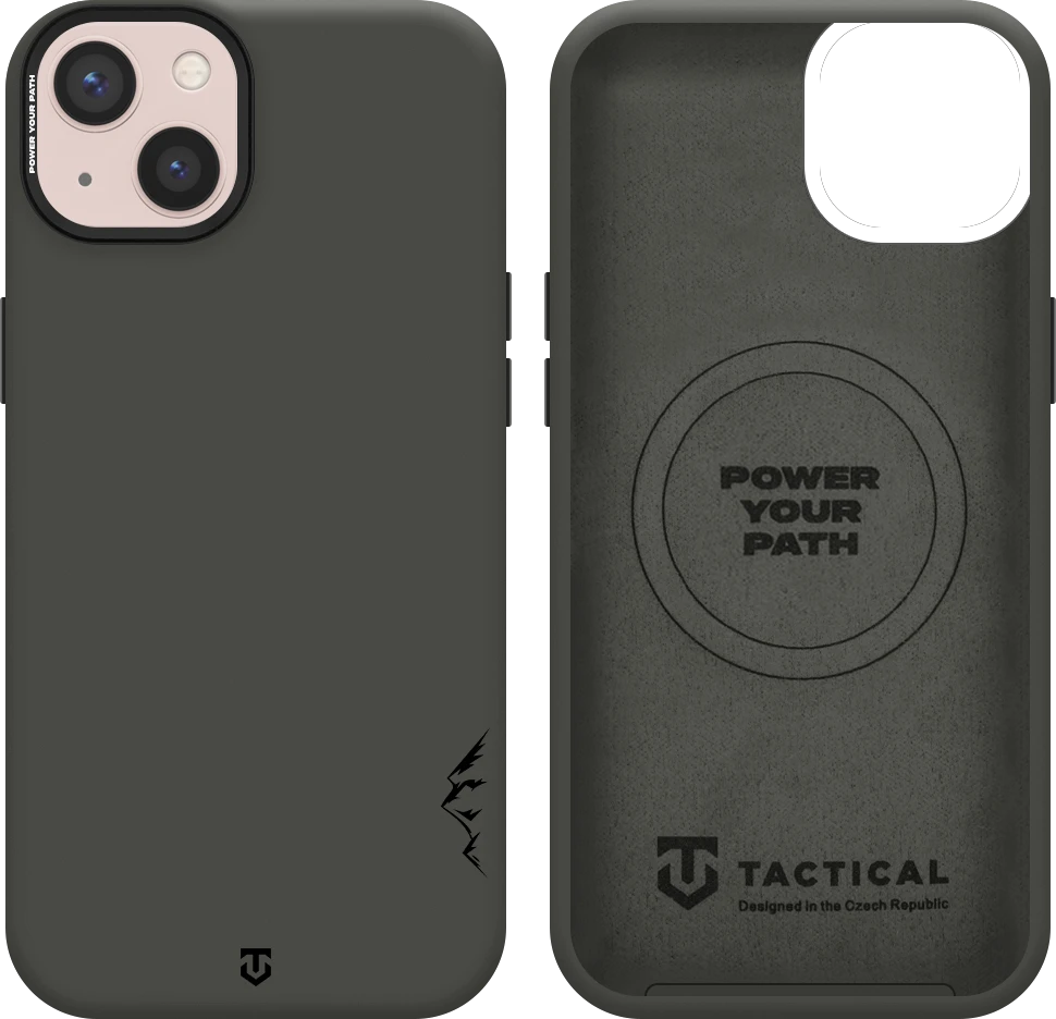 Dėklas Tactical MagForce Velvet Smoothie 2.0 phone case with MagSafe support for iPhone 13 juodas