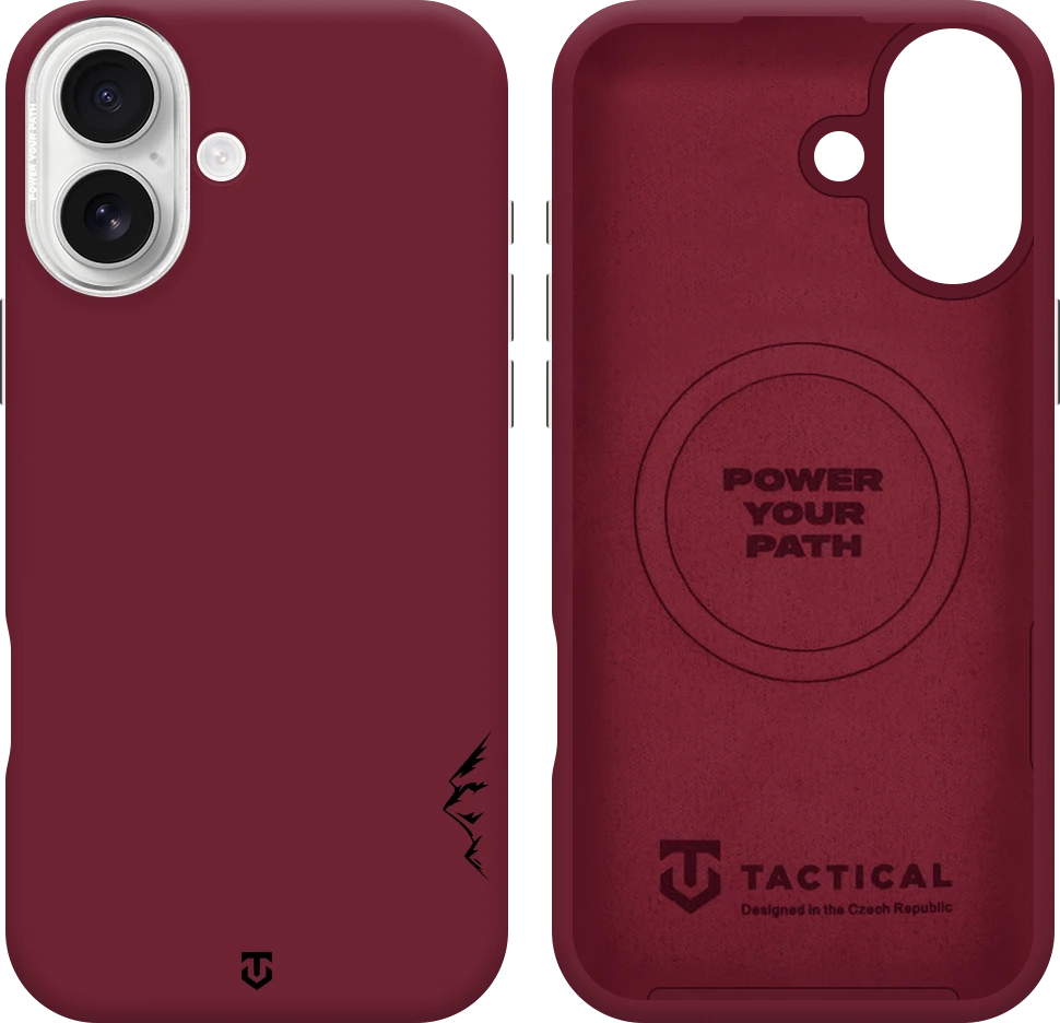 Dėklas Tactical MagForce Velvet Smoothie 2.0 Cover for Apple iPhone 17 Burgundy