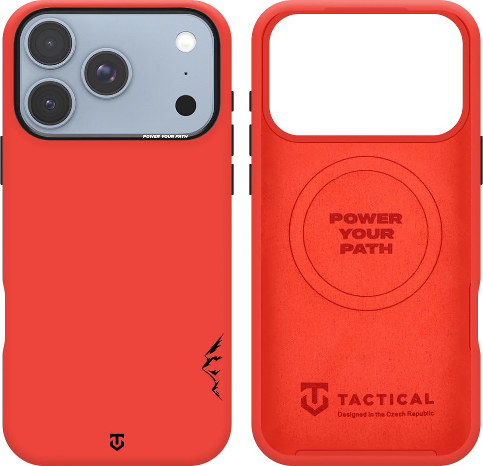 Dėklas Tactical MagForce Velvet Smoothie 2.0 Cover for Apple iPhone 18 Pro/17 Pro Chilli