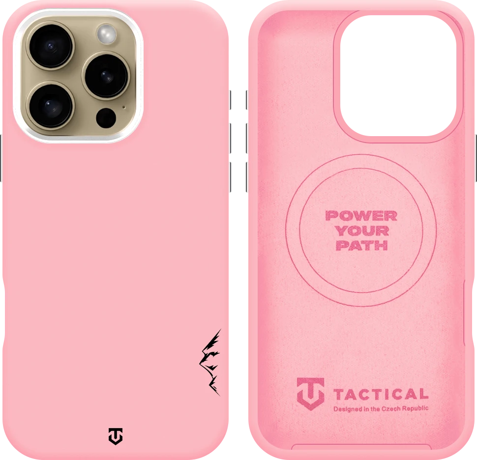 Dėklas Tactical MagForce Velvet Smoothie 2.0 Cover for Apple iPhone 16 Pro Rožinė Panther