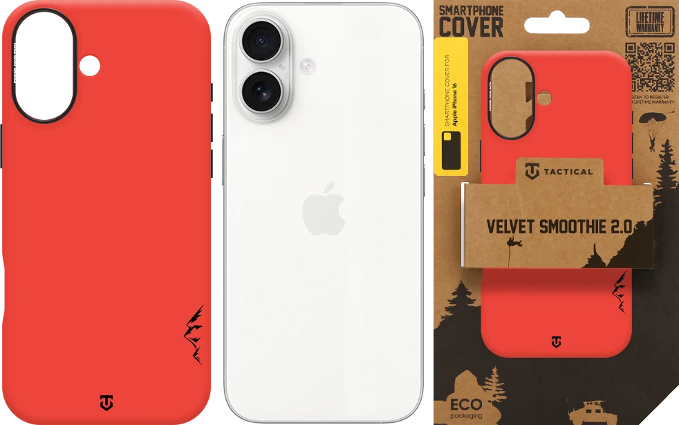 Tactical MagForce Velvet Smoothie 2.0 dėklas Apple iPhone 16 Chilli