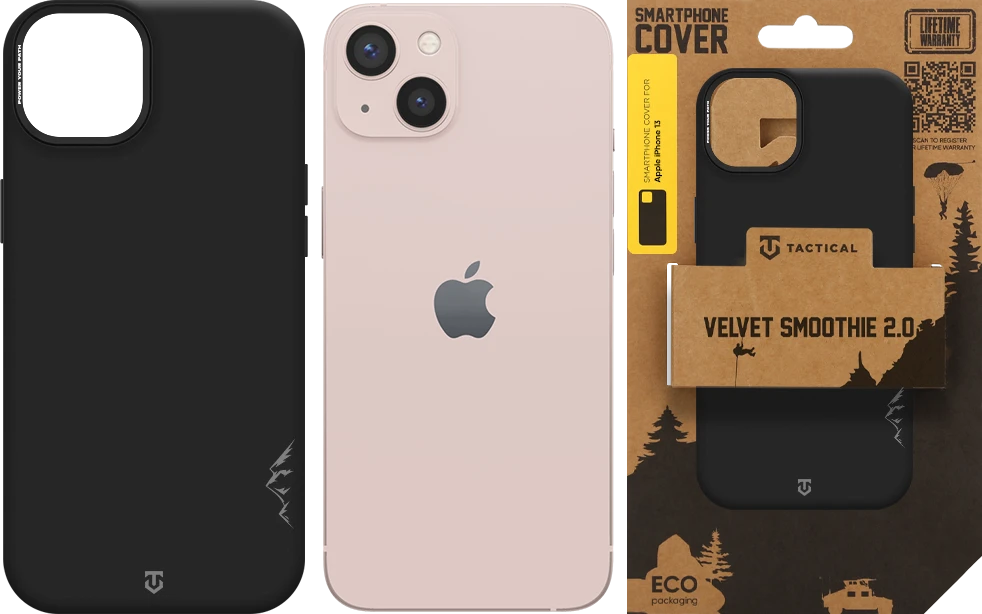 Dėklas Tactical MagForce Velvet Smoothie 2.0 Cover for Apple iPhone 13 Asphalt