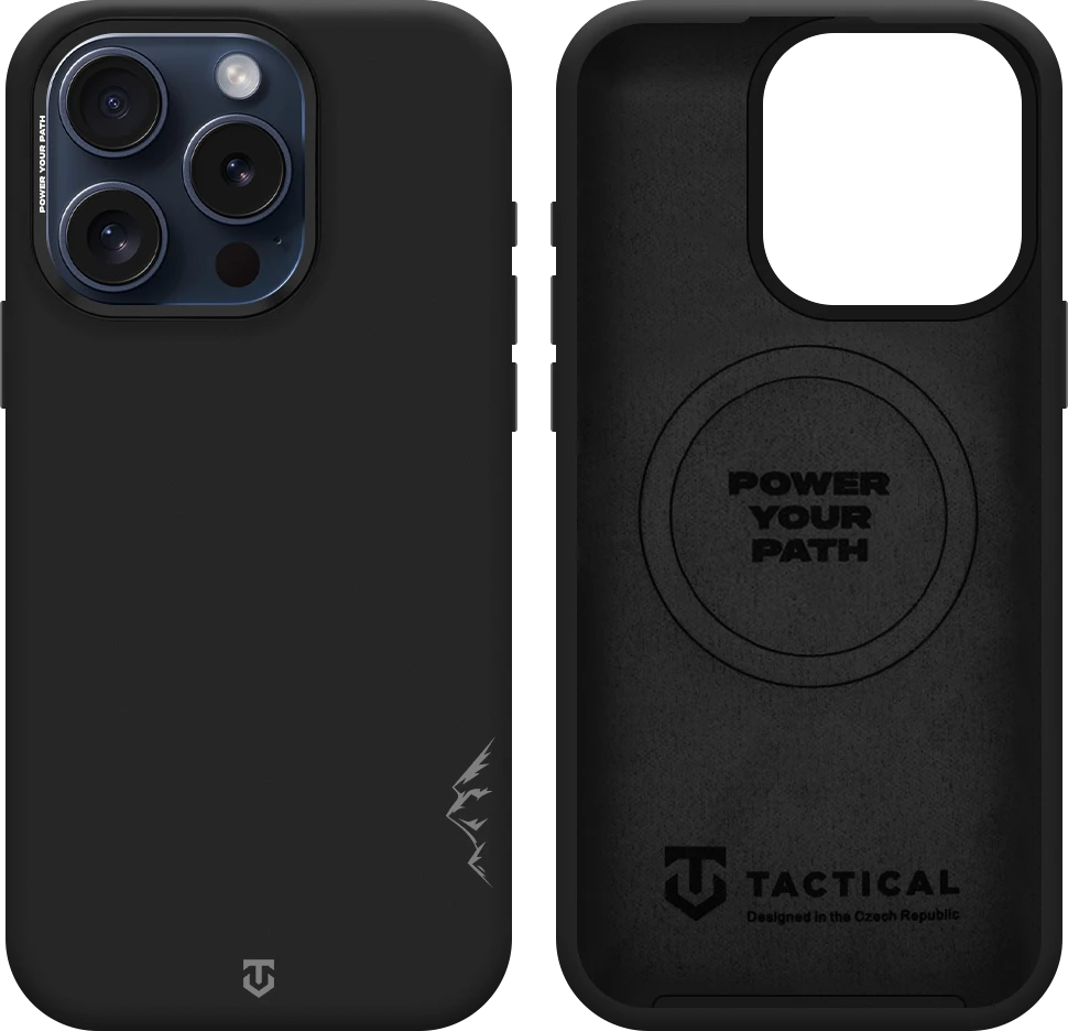 Dėklas Tactical MagForce Velvet Smoothie 2.0 Cover for Apple iPhone 15 Pro Asphalt