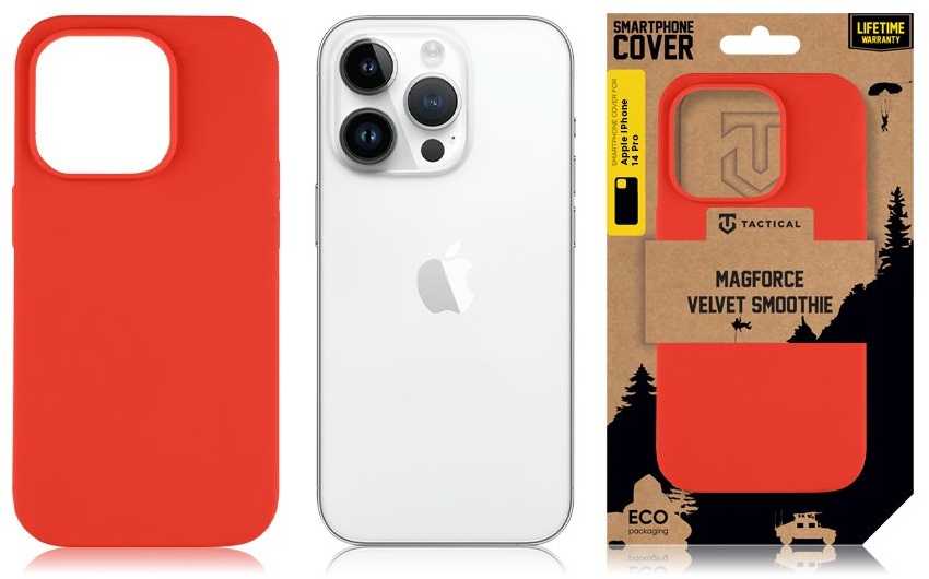 Tactical MagForce Velvet Smoothie dėklas skirtas Apple iPhone 14 Pro Chilli