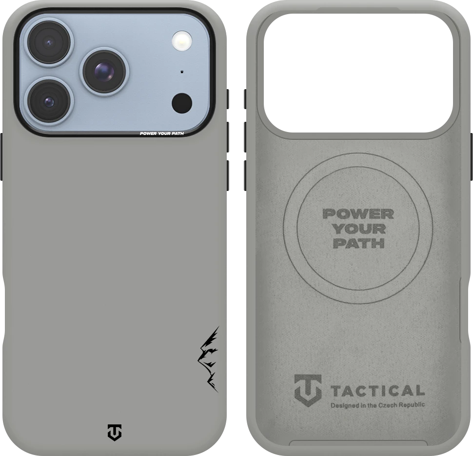 Tactical MagForce Velvet Smoothie 2.0 dėklas Apple iPhone 18 Pro/17 Pro telefonui, rūko spalvos
