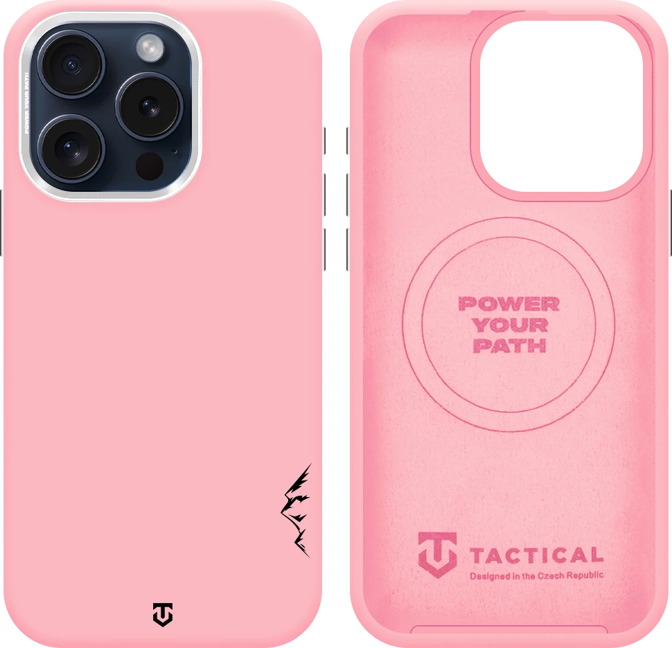Dėklas Tactical MagForce Velvet Smoothie 2.0 Cover for Apple iPhone 15 Pro Rožinė Panther