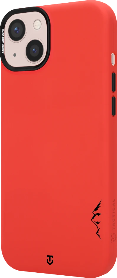 Dėklas Tactical MagForce Velvet Smoothie 2.0 phone case with MagSafe support for iPhone 13 red