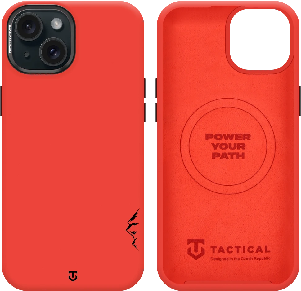 Dėklas Tactical MagForce Velvet Smoothie 2.0 Cover for Apple iPhone 15 Chilli