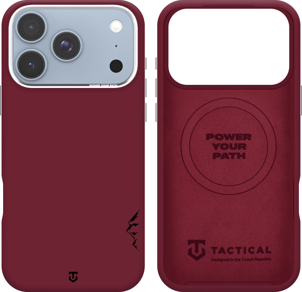 Dėklas Tactical MagForce Velvet Smoothie 2.0 Cover for Apple iPhone 18 Pro/17 Pro Burgundy