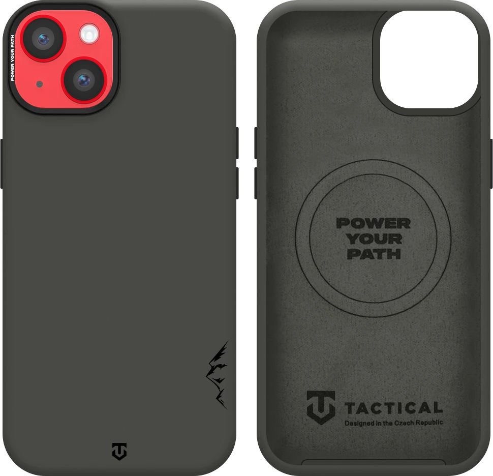 Dėklas Tactical MagForce Velvet Smoothie 2.0 phone case with MagSafe support for iPhone 14 juodas