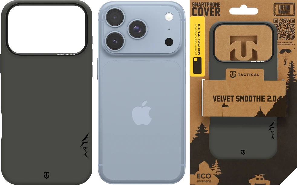 Dėklas Tactical MagForce Velvet Smoothie 2.0 Cover for Apple iPhone 18 Pro/17 Pro Bazooka