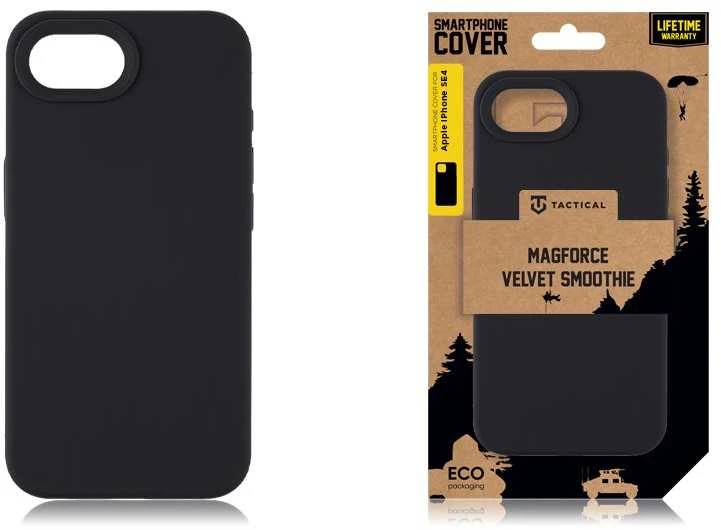 Tactical MagForce Velvet Smoothie dėklas skirtas Apple iPhone SE4 Asphalt