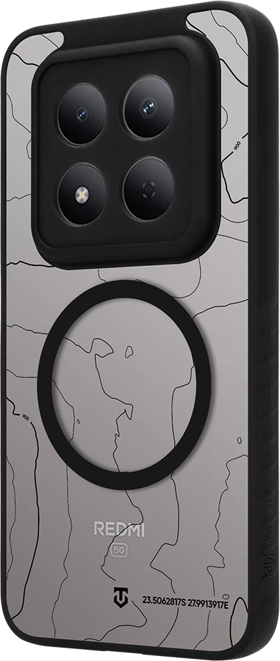 Dėklas Tactical MagForce Warthog Cover for Xiaomi Redmi Note 15 Pro 5G Asphalt