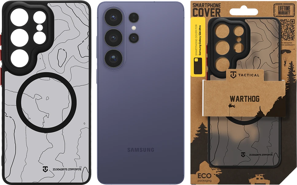 Dėklas Tactical MagForce Warthog Cover for Samsung Galaxy S26 Ultra Asphalt