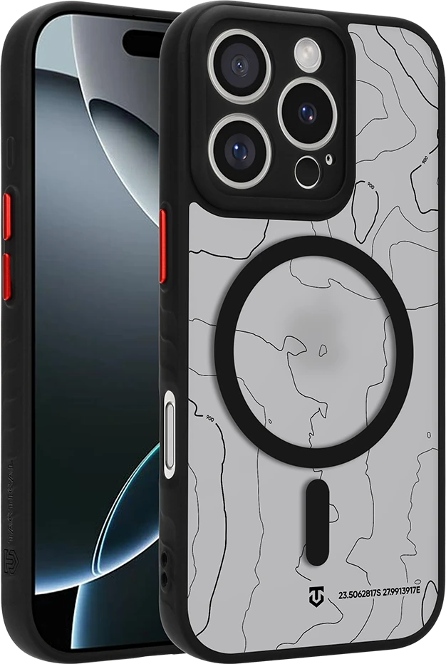 Dėklas Tactical MagForce Warthog Cover for Apple iPhone 16 Pro Asphalt