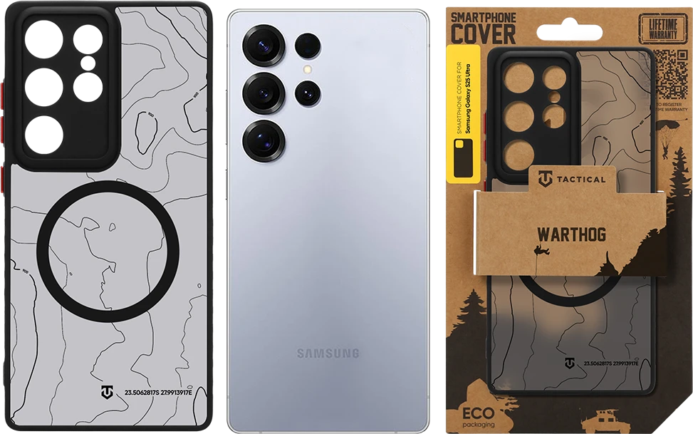 Dėklas Tactical MagForce Warthog Cover for Samsung Galaxy S25 Ultra Asphalt