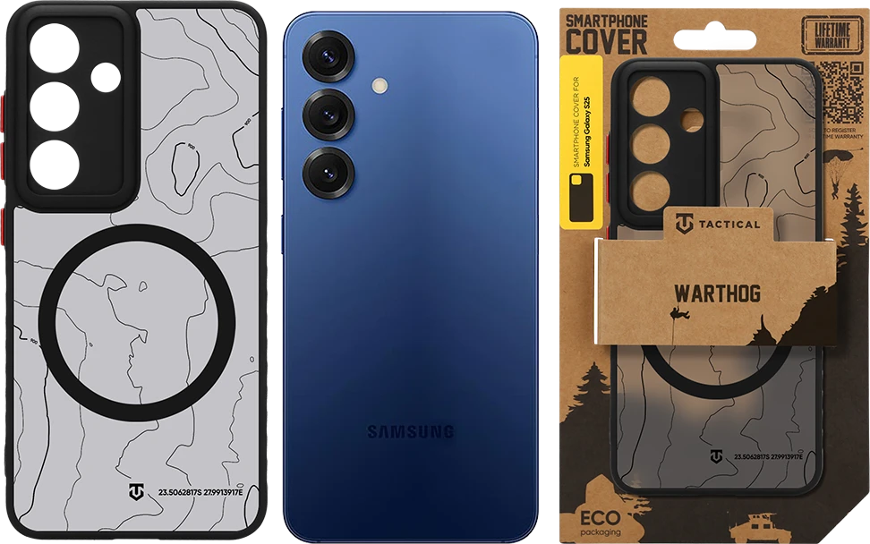 Dėklas Tactical MagForce Warthog Cover for Samsung Galaxy S25 Asphalt