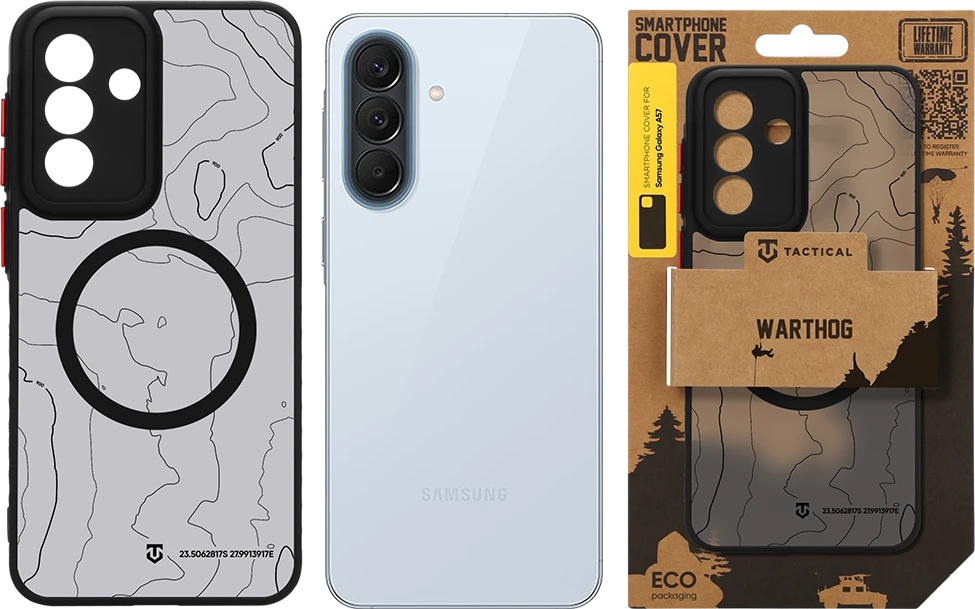 Dėklas Tactical MagForce Warthog Cover for Samsung Galaxy A57 Asphalt