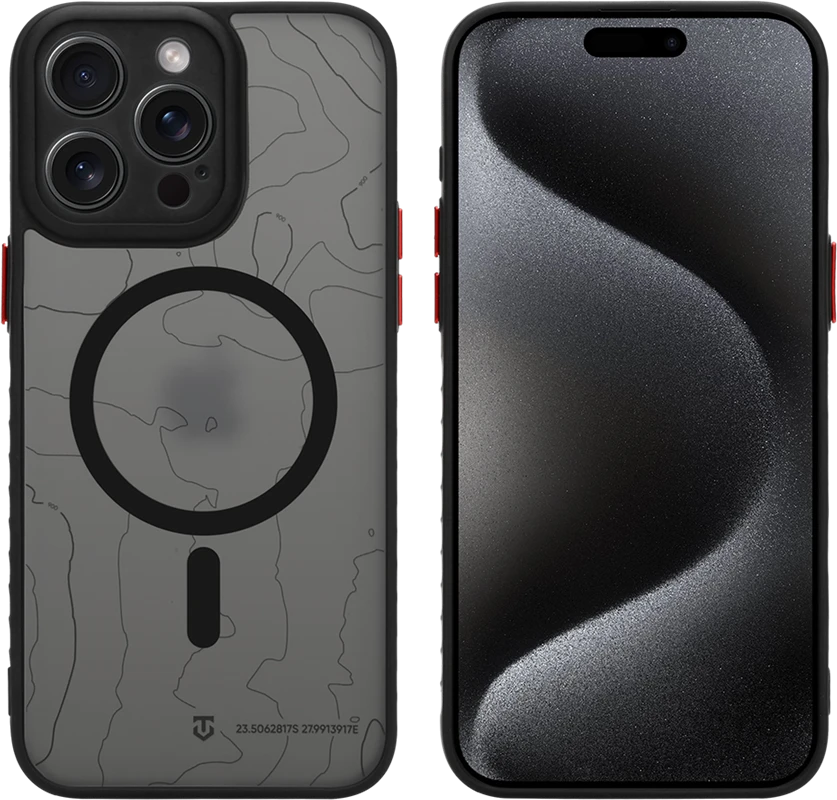 Dėklas Tactical MagForce Warthog Cover for Apple iPhone 15 Pro Max Asphalt