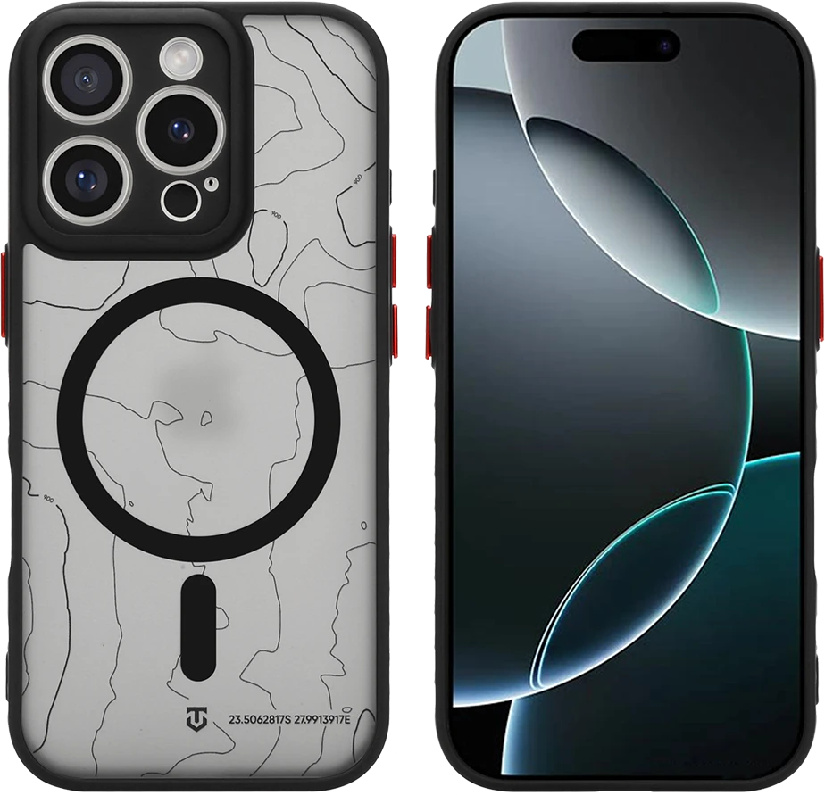 Dėklas Tactical MagForce Warthog Cover for Apple iPhone 16 Pro Asphalt