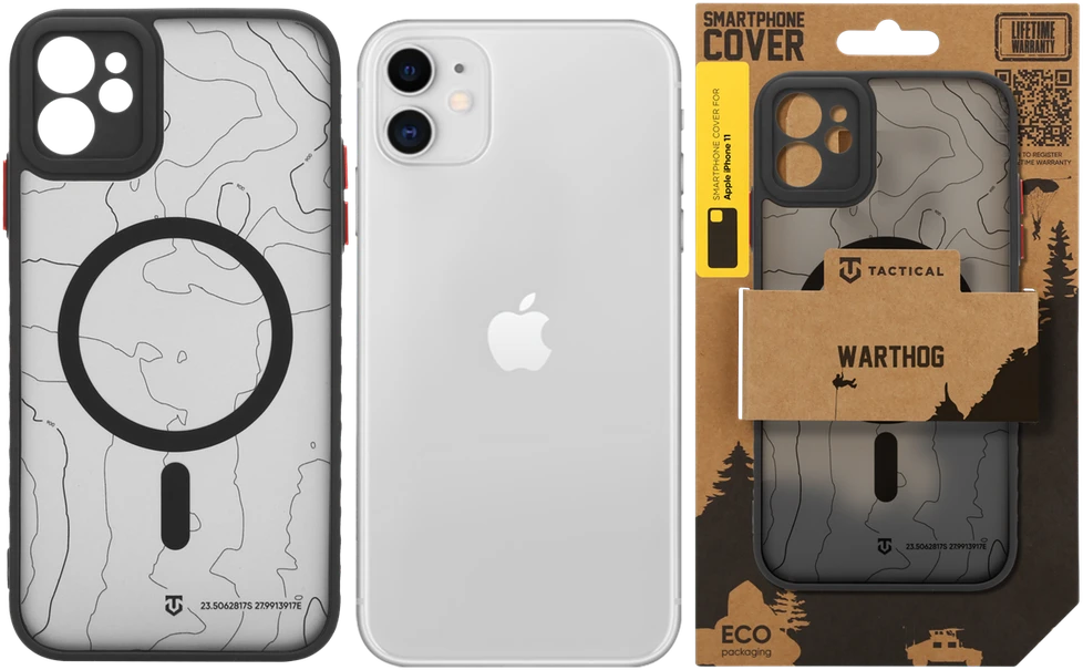 Dėklas Tactical MagForce Warthog Cover for Apple iPhone 11 Asphalt