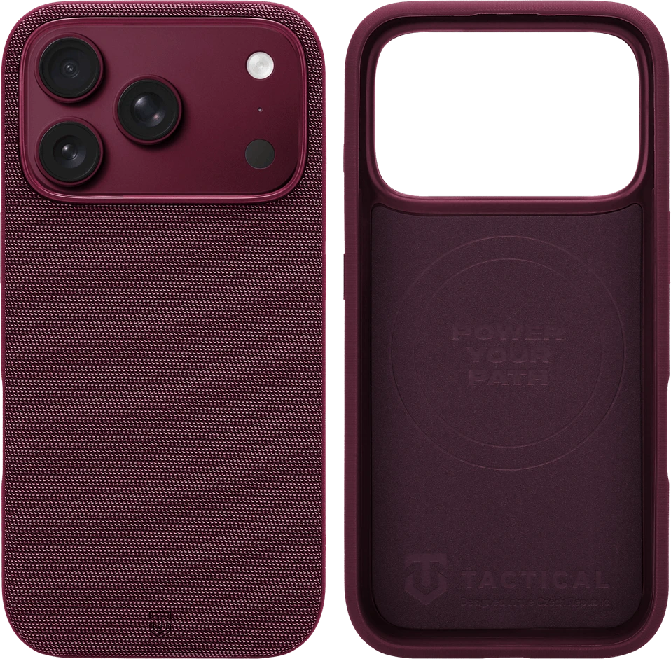 Dėklas Tactical MagForce WEARe Cover for Apple iPhone 17 Pro/18 Pro Burgundy
