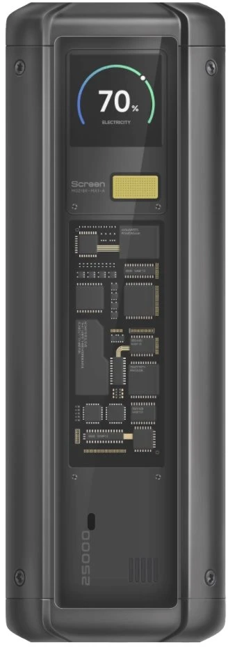 Xiaomi Power Bank | HyperCharge | 25000 mAh | Juodas