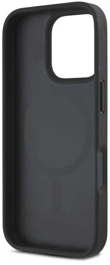DKNY DKHMP16XPSHRPSK Apple iPhone 16 Pro Max 6.9" dėklas telefonui juodos spalvos Repeat Pattern Stack Logo MagSafe