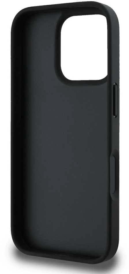 DKNY DKHCP16XPRTHSLK Apple iPhone 16 Pro Max 6.9" dėklas telefonui juodos spalvos Texture Pattern Tonal Stripe