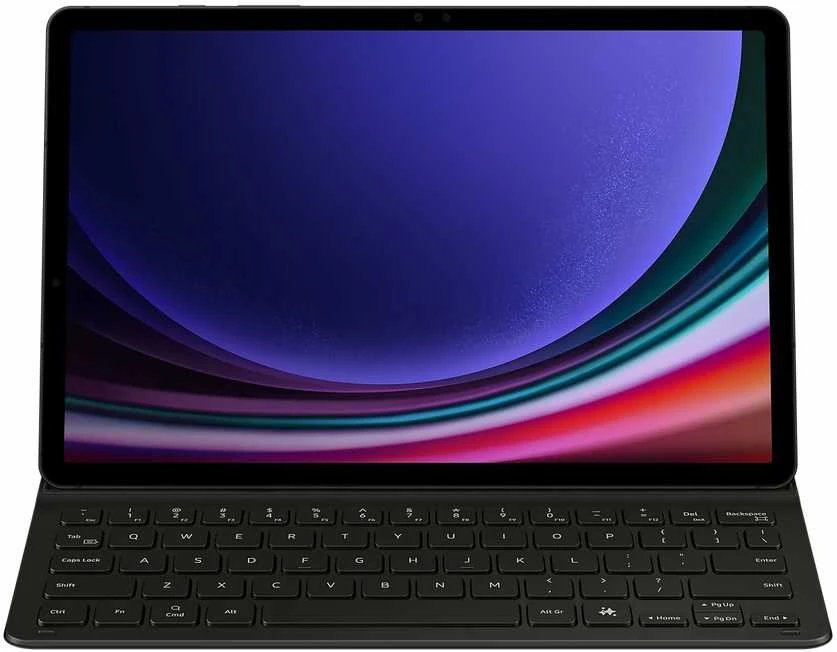 112803 Samsung Galaxy TAB S9 11.0 / S9 FE 10.9 Samsung Book Cover Keyboard Slim (EF-DX720UBEGWW) juodos spalvos
