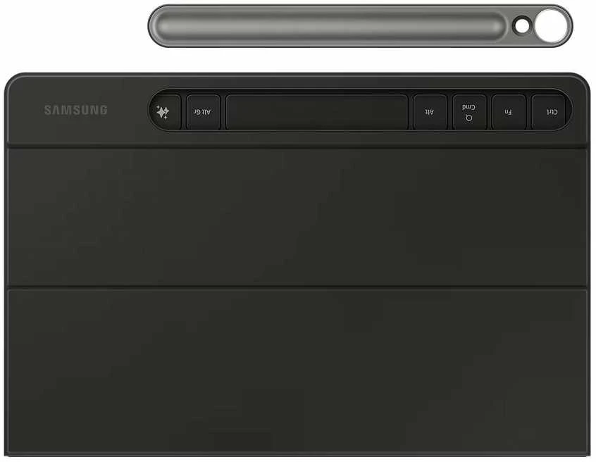 112803 Samsung Galaxy TAB S9 11.0 / S9 FE 10.9 Samsung Book Cover Keyboard Slim (EF-DX720UBEGWW) juodos spalvos