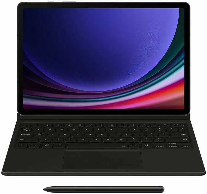 112803 Samsung Galaxy TAB S9 11.0 / S9 FE 10.9 Samsung Book Cover Keyboard (EF-DX725UBEGWW) juodos spalvos