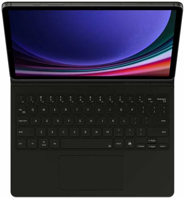 112803 Samsung Galaxy TAB S9 11.0 / S9 FE 10.9 Samsung Book Cover Keyboard (EF-DX725UBEGWW) juodos spalvos