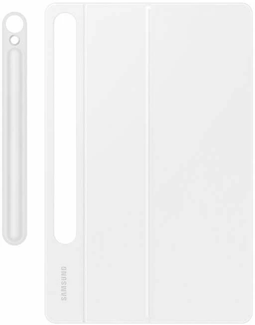 112803 DX725UW knygos tipo dėklas su klaviatūra, skirtas „Samsung Galaxy Tab S9/S9 FE/S10 FE/S10 Lite“, baltas