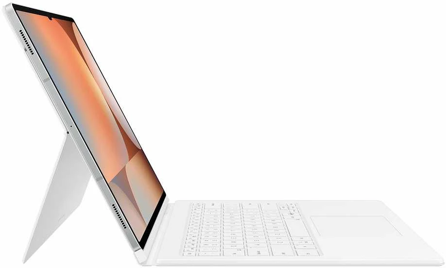 DX925UWE Knygų viršelis Klaviatūra Samsung Galaxy Tab S10 Ultra/S9 Ultra, Baltas